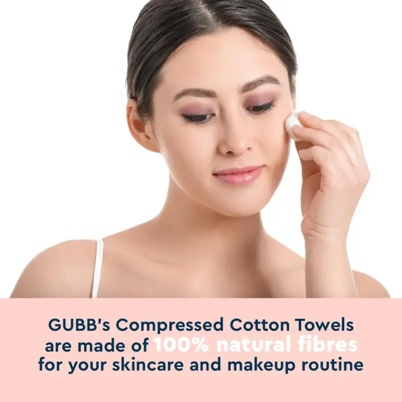GUBB White Cotton Balls For Face Cleansing & Makeup Removal