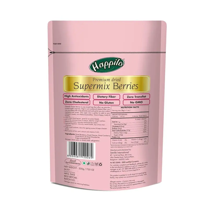 Happilo Premium International Super Mix Berries