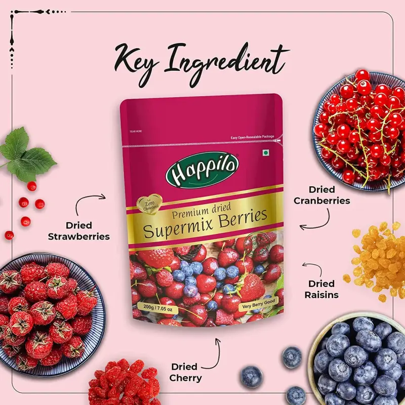 Happilo Premium International Super Mix Berries