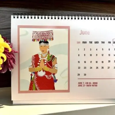 Table Calendar â€œGrace of Uttarakhandâ€