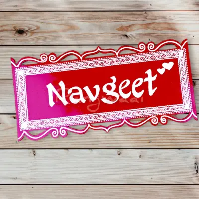 Aipan Hand-Painted Name Plates