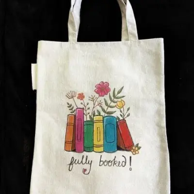 Fully Booked Tote Bag