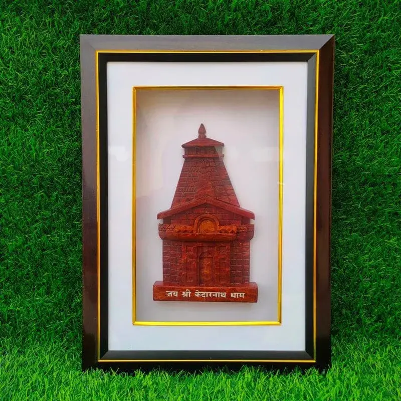 3D Kedarnath Photo Frame