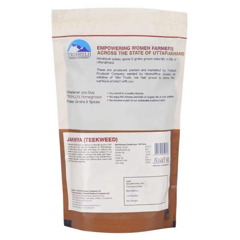 Jakhiya (Wild Mustard seeds or Teekweed) 200gms | Trishulii
