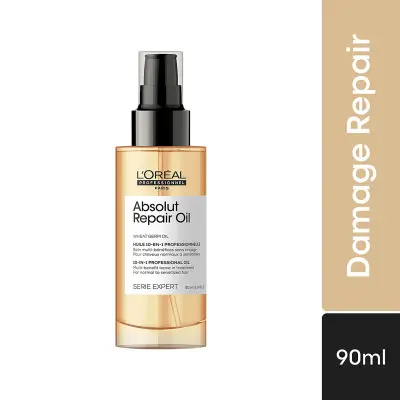 L'OrÃ©al Professionnel Absolut Repair 10-in-1 Multi-Benefit Hair Serum For Dry And Damaged Hair