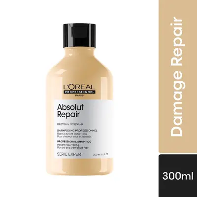 L'OrÃ©al Professionnel Absolut Repair Shampoo For Dry and Damaged Hair With Wheat Protein