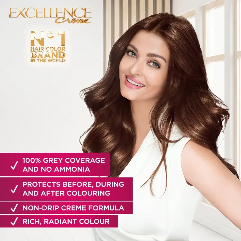 L'Oreal Excellence Creme Hair Color, 3 Dark Brown