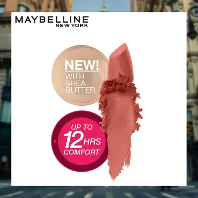 Maybelline Color Sensational Creamy Matte Lipstick - Nude Nuance | Hydrating