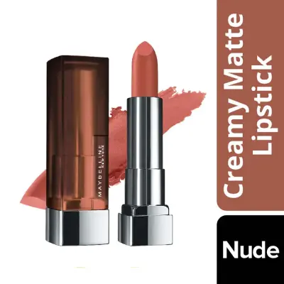 Maybelline Color Sensational Creamy Matte Lipstick - Nude Nuance | Hydrating