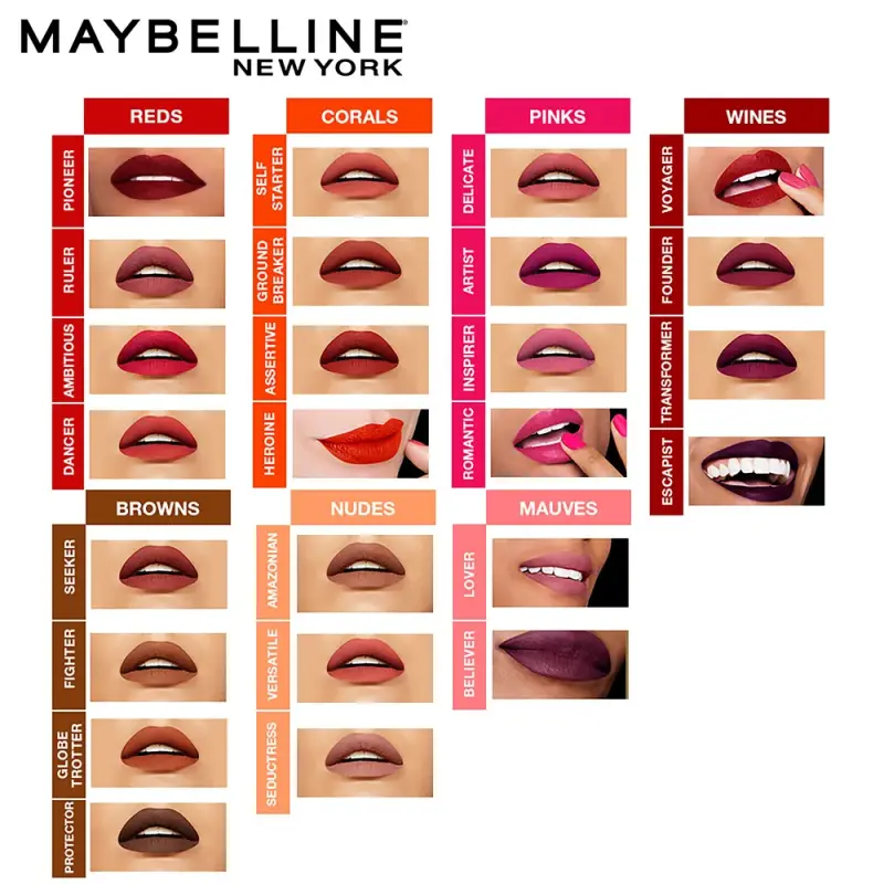 Maybelline Superstay Liquid Lipstick - Founder | Paraben Free