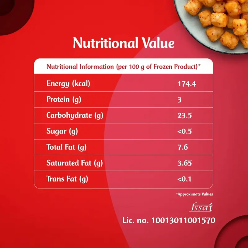 McCain Chilli Garlic Potato Bites Nuggets