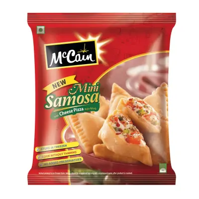 McCain New Mini Samosa With Cheese Pizza Style Filling