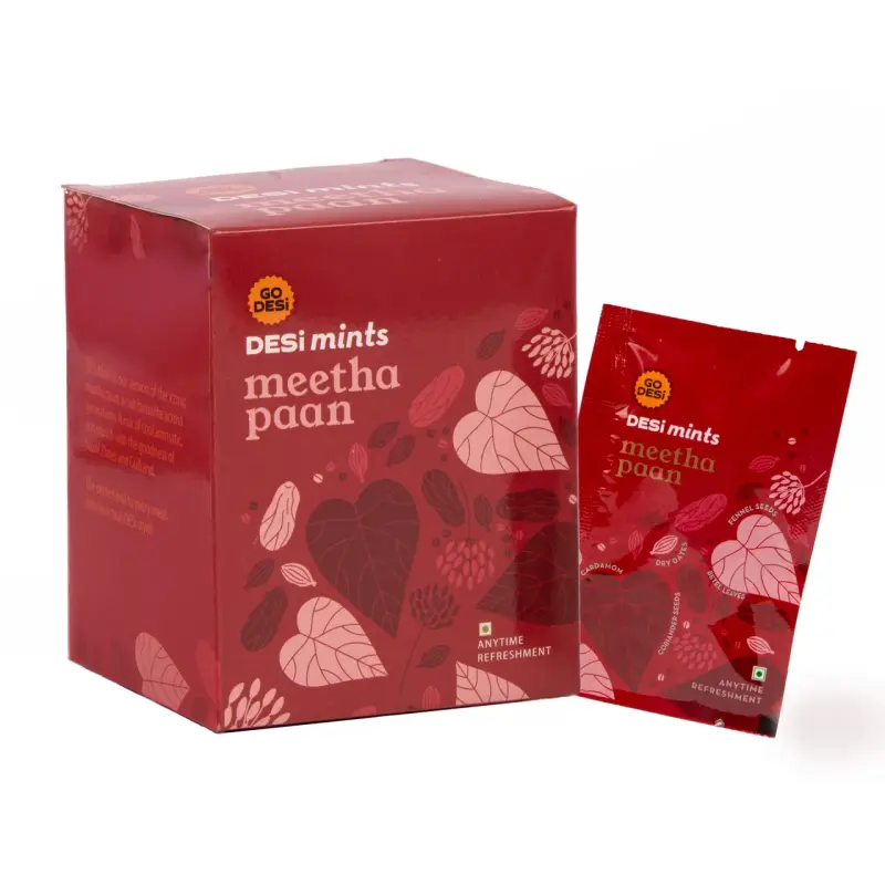 Meetha Paan, 12 Pcs | Mouth Freshener | by GO DESi