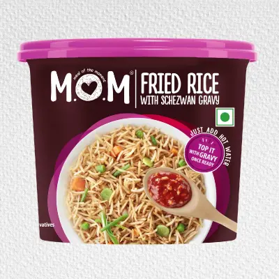 MOM Fried Rice with Schezwan Gravy