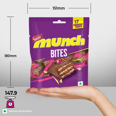 NestlÃ© Munch Chocolate Coated Wafer Bar