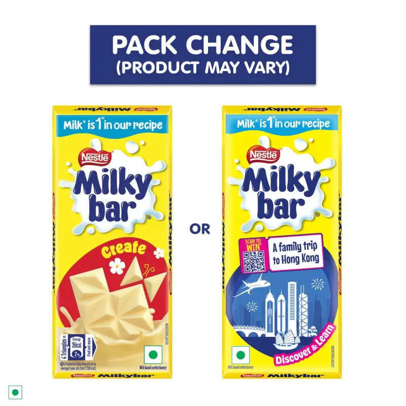 Nestle Milkybar Tablet Made With Milk Yummy & Creamy Treat