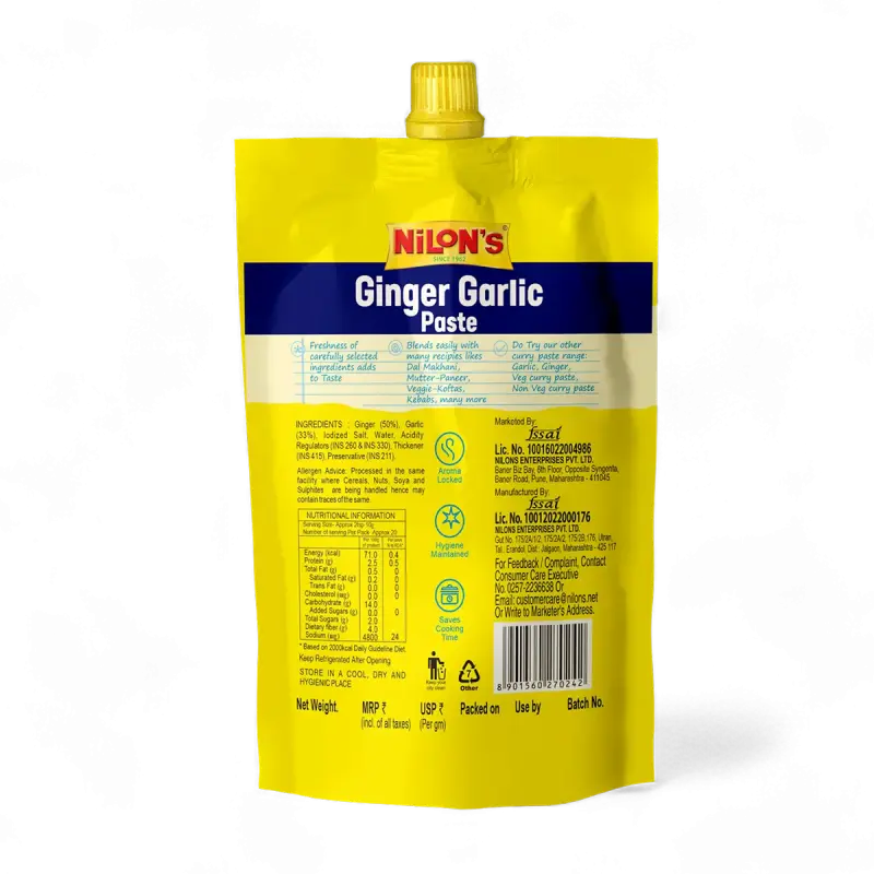 Nilon's Ginger Garlic Paste
