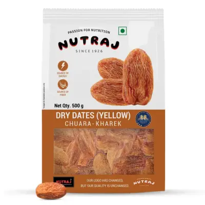 Nutraj Dried Chuara/Kharek Dates (Yellow)