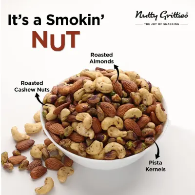 Nutty Gritties Smoked Cocktail Mixed Nuts