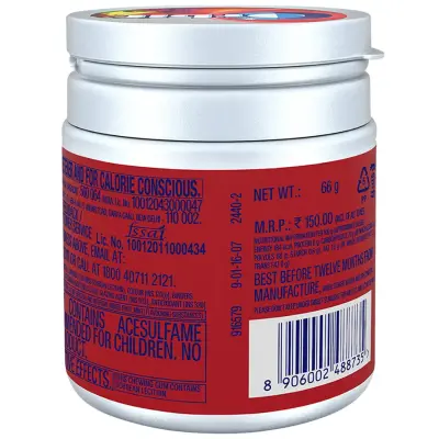 Orbit Sugar Free Mixed Fruit Chewing Gum Tube