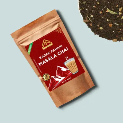 Kadak Pahari Masala Chai (Tea) - 100gms | Pahari Haat