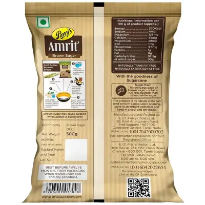 Parrys Amrit Brown Sugar 500 g Combo