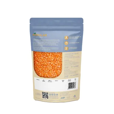 Popular Organics Masoor Dal