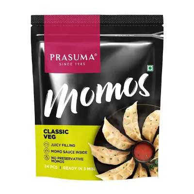 Prasuma Momos Classic Veg (Frozen)