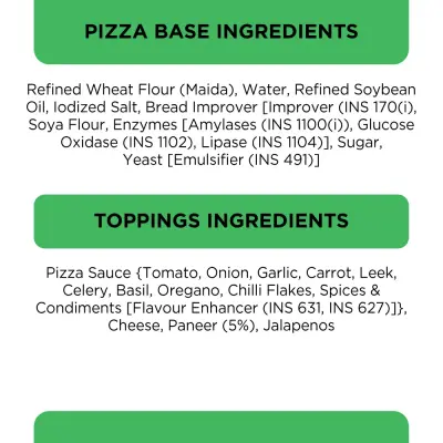 Prasuma Pizza Minis - Paneer Tikka