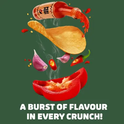 Pringles Potato Chips Peri Peri Flavour