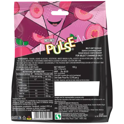 Pulse Guava 50 Candies