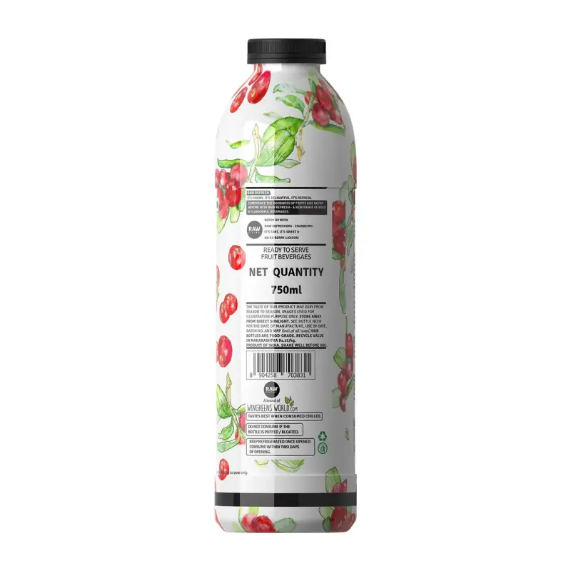 Raw Pressery Refreshers Cranberry