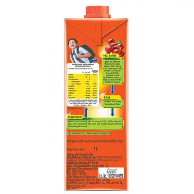 Real Fruit Power Cranberry Juice Tetrapack
