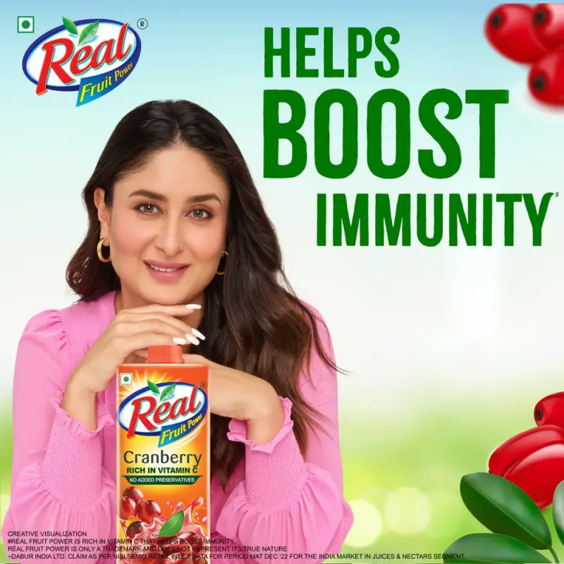 Real Fruit Power Cranberry Juice Tetrapack