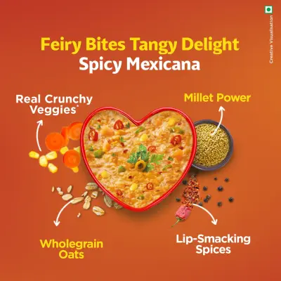 Saffola Masala Oats Spicy Mexican, Healthy & Tasty, Anytime Snack