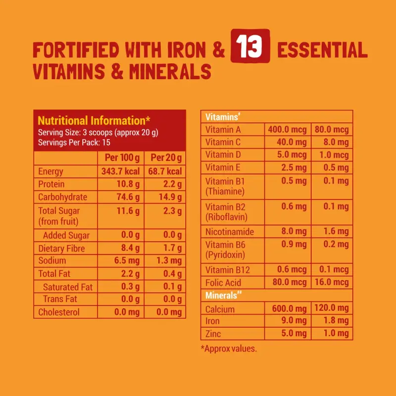 Slurrp Farm Wheat Apple and Banana Instant Healthy Cereal 100% Natural | No Added Sugar | No Milk