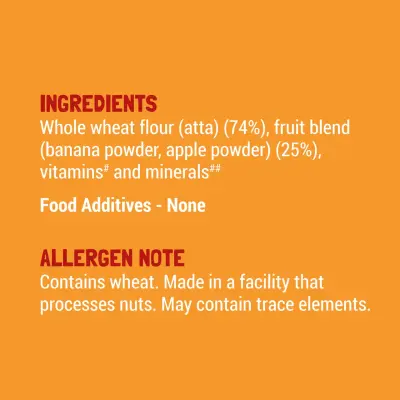 Slurrp Farm Wheat Apple and Banana Instant Healthy Cereal 100% Natural | No Added Sugar | No Milk