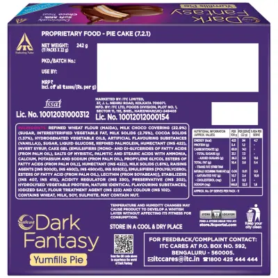 Sunfeast Dark Fantasy Yumfills Rich Chocolate Pie Cake