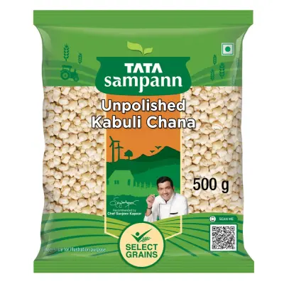Tata Sampann High Protien Kabuli Chana(500gms) & Tata Sampann Kala Chana(500gms) Combo