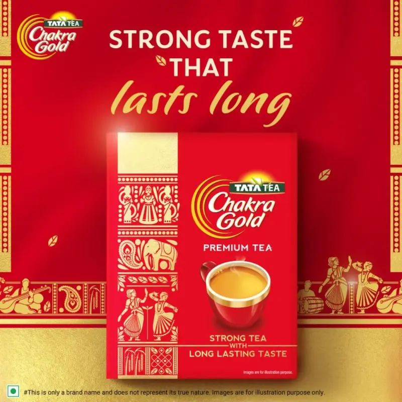 Tata Tea Chakra Gold Dust Tea, Strong Tea With Long Lasting Taste, Black Tea