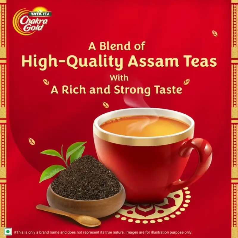 Tata Tea Chakra Gold Dust Tea, Strong Tea With Long Lasting Taste, Black Tea