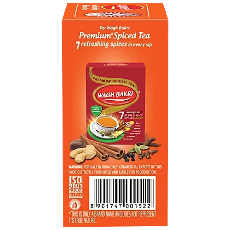 Wagh Bakri Premium Leaf Tea, 500 g Carton