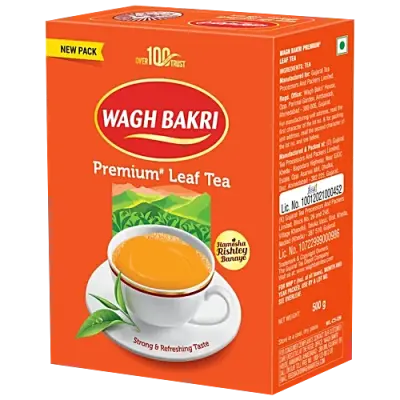 Wagh Bakri Premium Leaf Tea, 500 g Carton