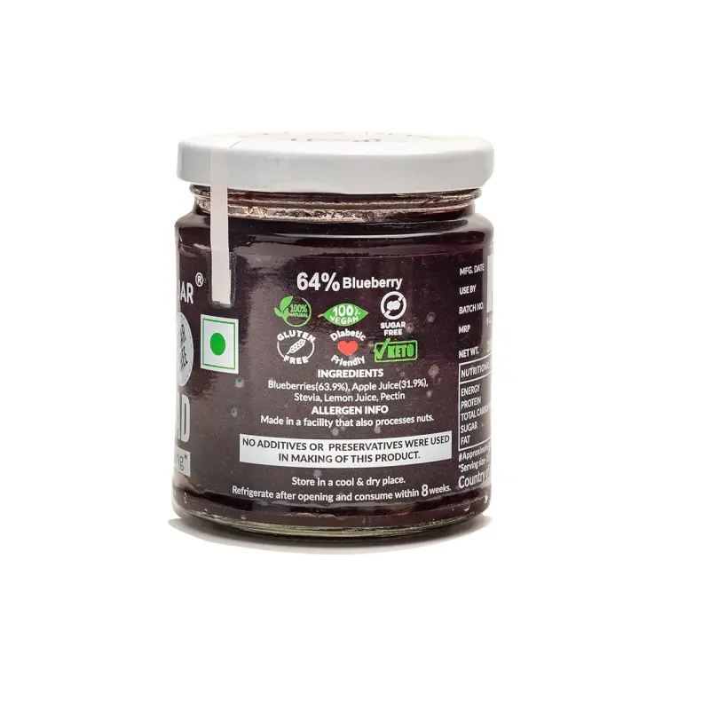 The Gourmet Jar Blueberry Fruit Spread