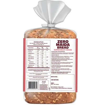 The Health Factory Zero Maida Multigrain Bread