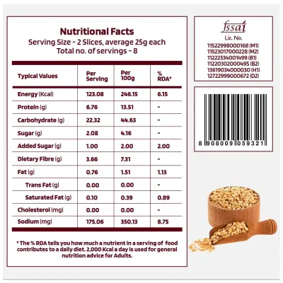 The Health Factory Zero Maida Multigrain Bread