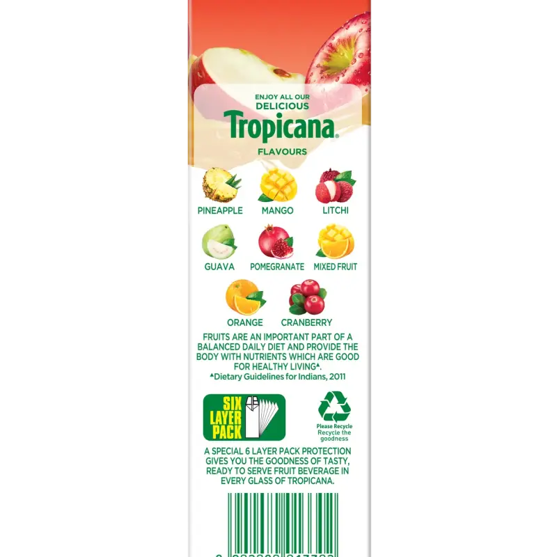 Tropicana 100% Apple Fruit Juice