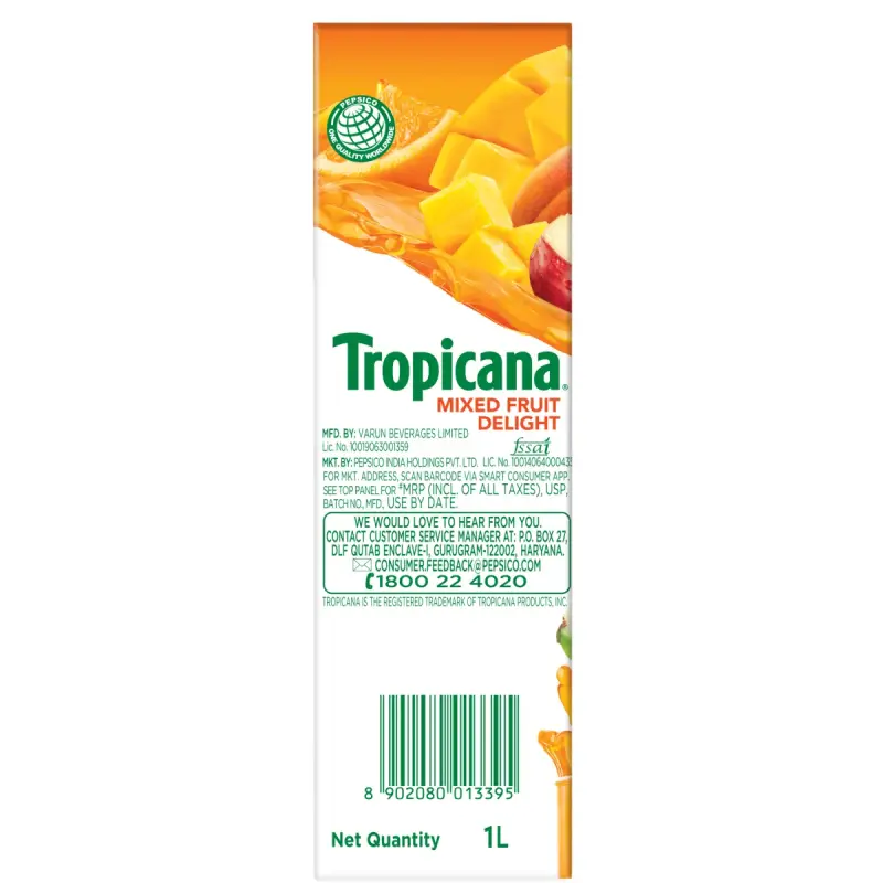 Tropicana 100% Mixed Fruit Juice
