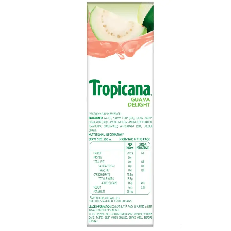 Tropicana Guava Delight Juice Tetrapack