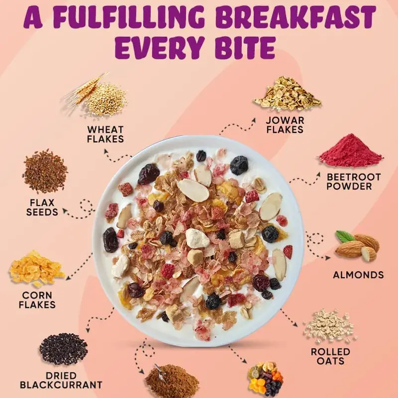 True Elements Muesli Fruity Delight Fruit and Nut Muesli